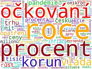 Wordcloudy – hlavní ekonomická média a weby